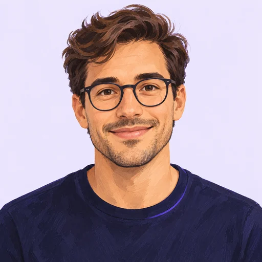 Ethan Brooks — illustrated editorial persona